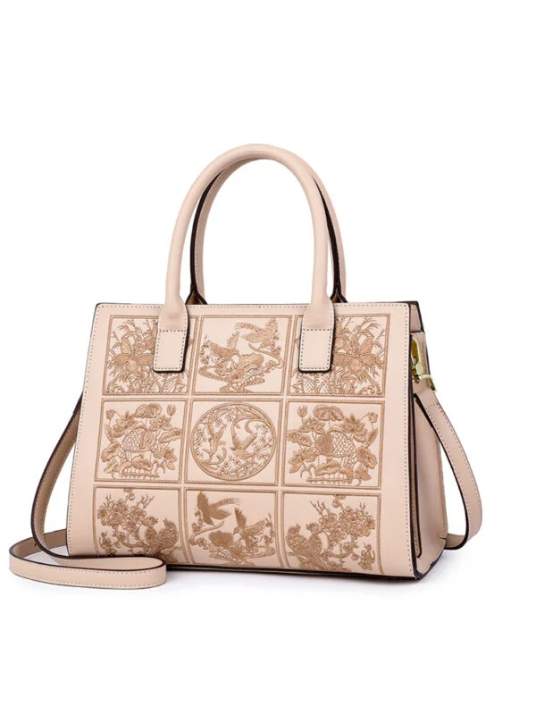 Women's Retro Bags Embroidered Shoulder Crossbody Handbag - Image 6