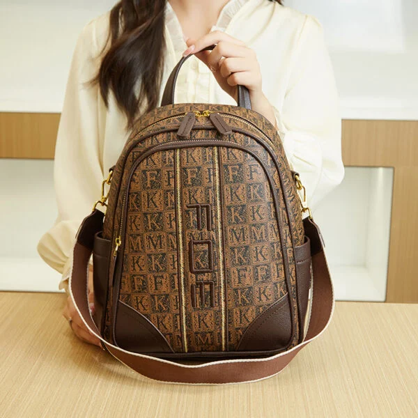 Backpack Trendy Printed Schoolbag Special Interest Light Luxury Fashion All-match Travel Backpack For Women - Image 8